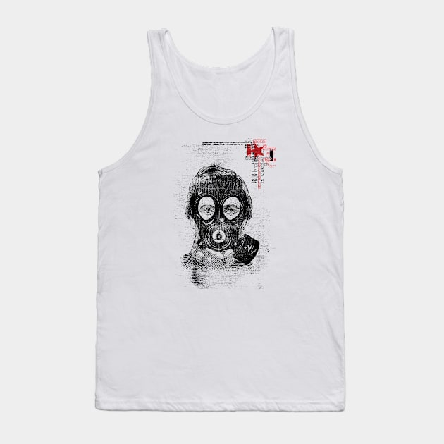 Gas Mask Man Tank Top by RepubliRock